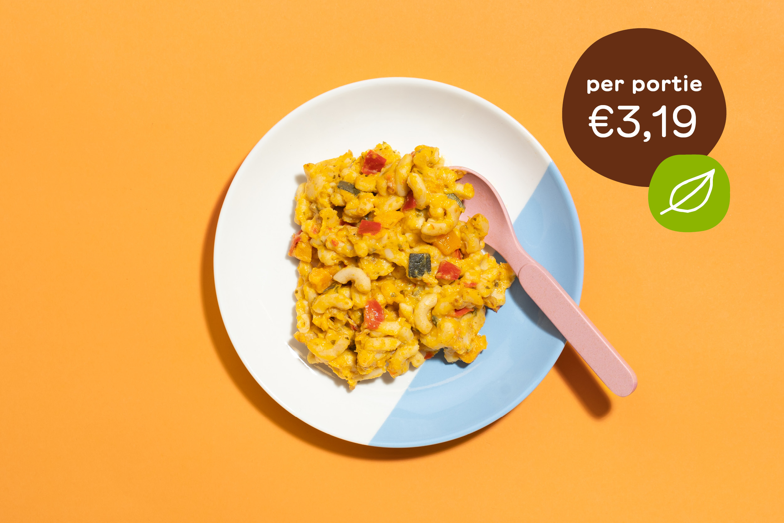 Gele mmmmac ‘n cheese vega