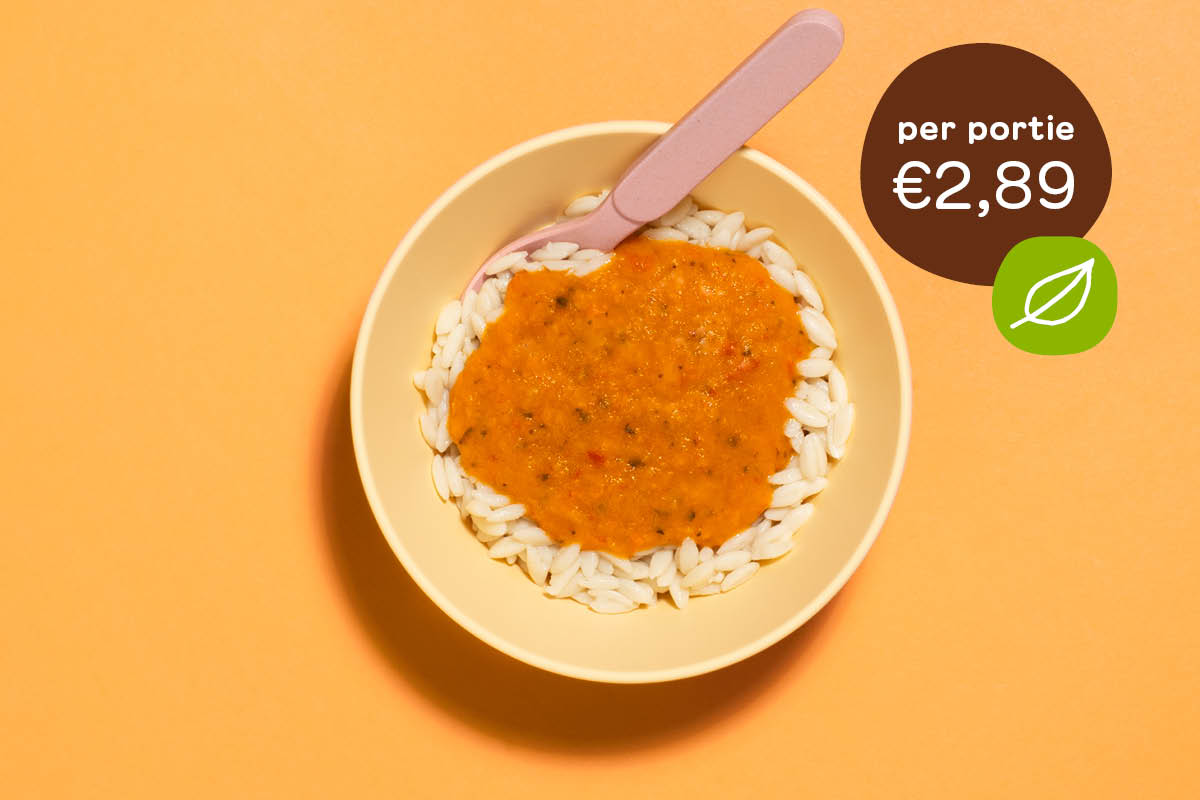 BIO Ti-ta-tomaatsaus vega met orzo 6+