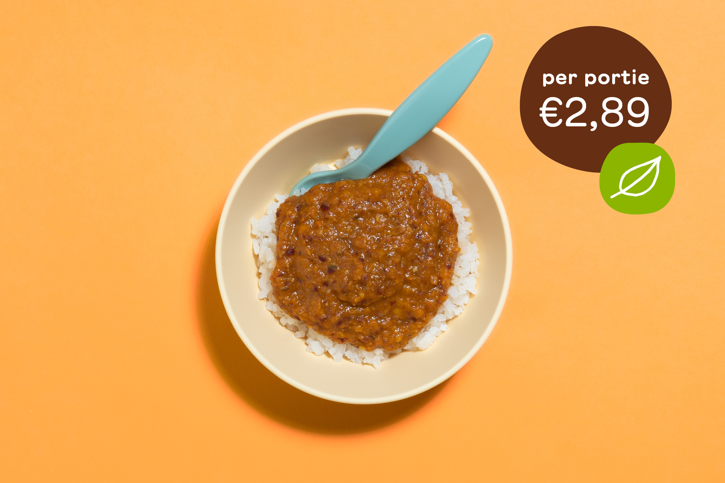 BIO Chili sin carne vega met risotto 6+