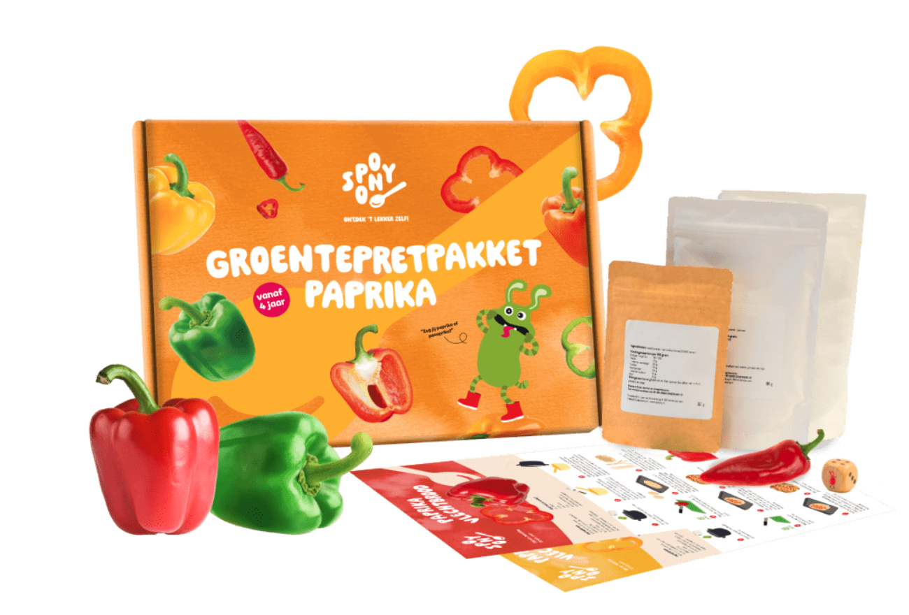 Groentepretpakket Paprika
